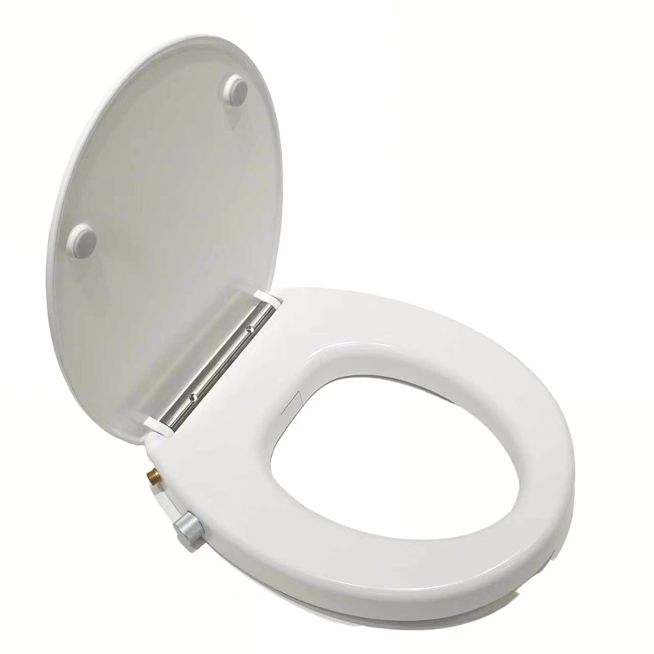 Senior-Friendly Elevated Toilet Seat with Rear/Feminine Wash & Soft Close