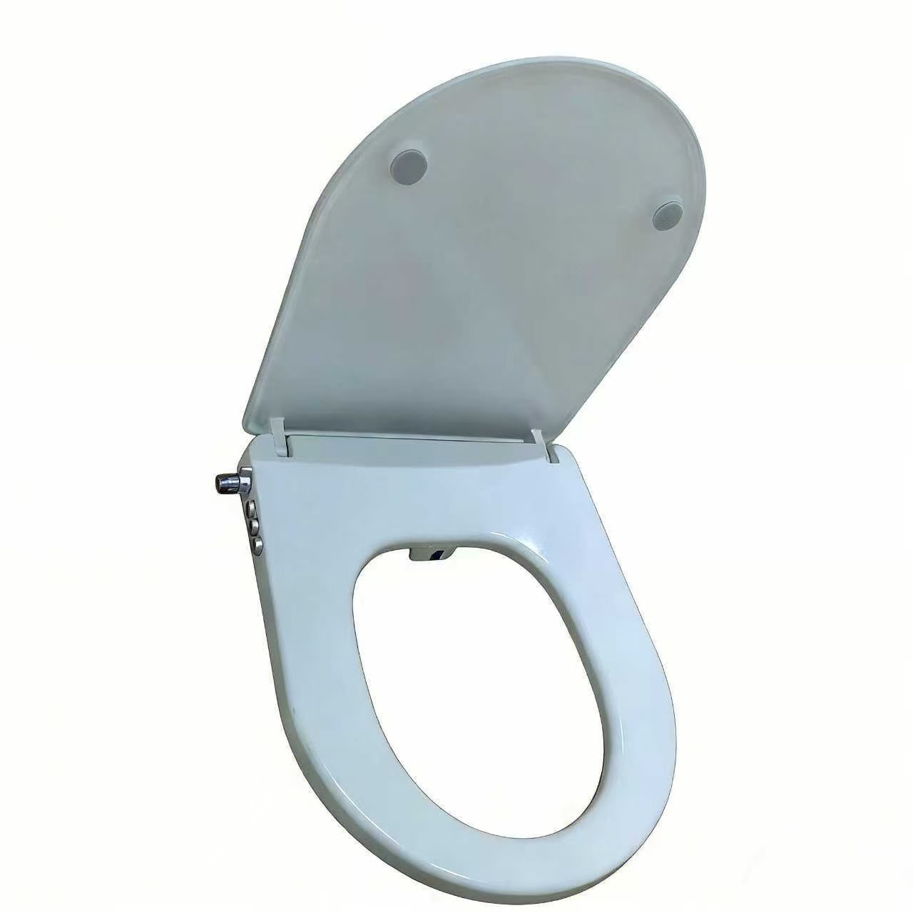 D Shape Dual Nozzle  Toilet Seat with Bidet and Slow Close